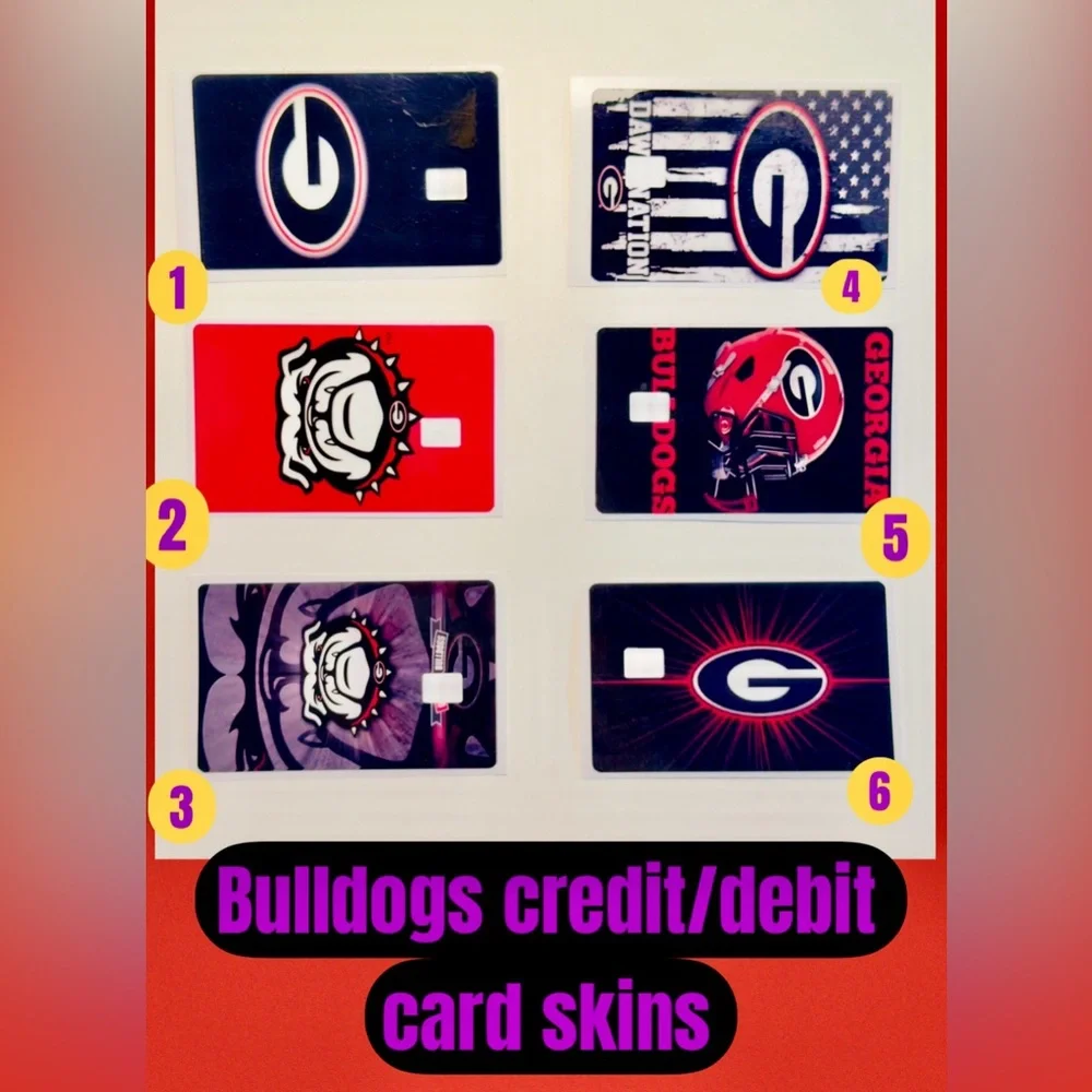 Georgia Bulldogs Credit/Debit Card Skins